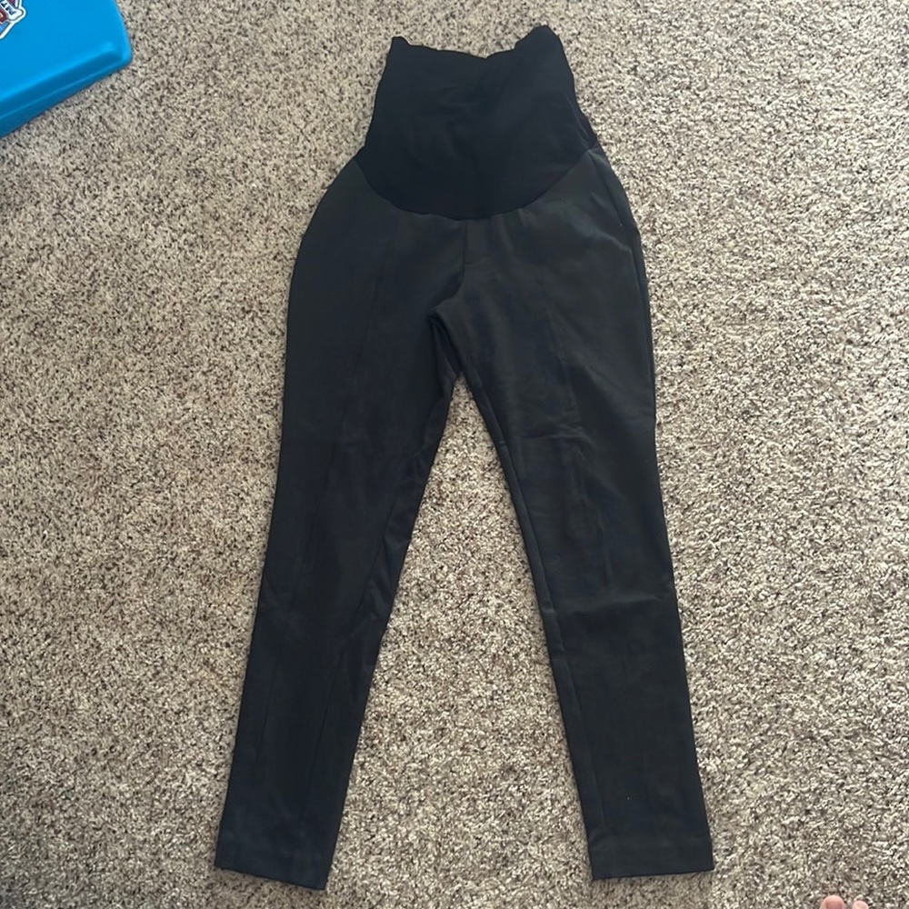 Grey maternity leggings